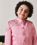 Kaab- Bandhgala Set With Pants -Set Of 2