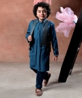 Masheer- Kurta Pyjama Set With Jacket- Set Of 3