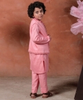 Parvaaz - Kurta Pyjama Set With Nehru Jacket- Set Of 3