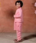 Parvaaz - Kurta Pyjama Set With Nehru Jacket- Set Of 3