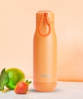 Zoku Stainless Steel Bottle, Orange, 500ml