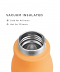 Zoku Stainless Steel Bottle, Orange, 500ml