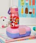 Zoku Flip Gulp Kids Bottle, Pink, 475ml