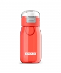Zoku Flip Gulp Kids Bottle, Red, 475 ml