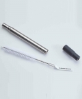 Zoku Grey Two Tone Pocket Straw
