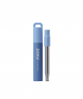 Zoku Blue Two Tone Pocket Straw