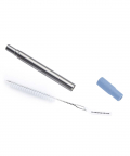 Zoku Blue Two Tone Pocket Straw