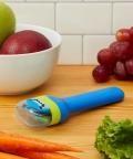 Zoku Stainless Steel Kids Pocket Utensil Set, Shark