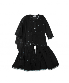Black Mirror Work Sharara Set