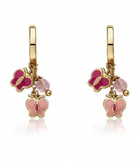 Butterflies Cluster Earring