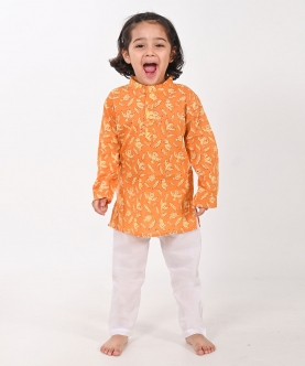 Chidiya Udd- Unisex Rust Kurta