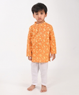 Chidiya Udd- Unisex Rust Kurta