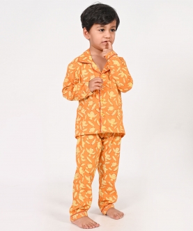 Chidiya Udd- Unisex Rust Nightsuit Set