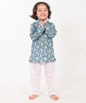Chidiya Udd- Unisex Blue Kurta