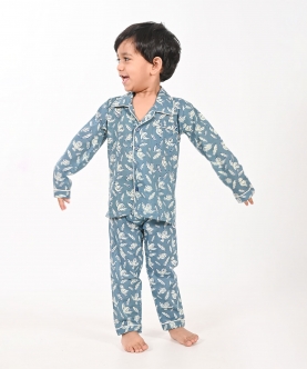 Chidiya Udd- Unisex Blue Nightsuit Set