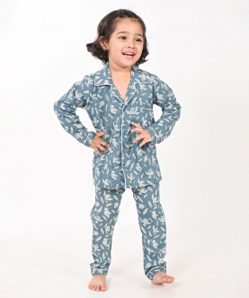 Chidiya Udd- Unisex Blue Nightsuit Set