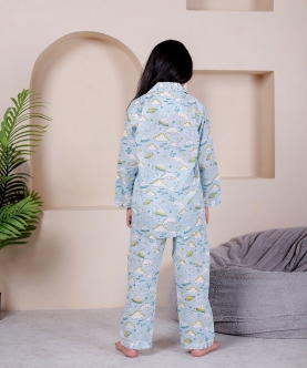 Chote Khwaab- Blue Unisex Nightsuit