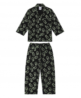 Glow in The Dark Peppa Print Long Sleeve Kids Night Suit