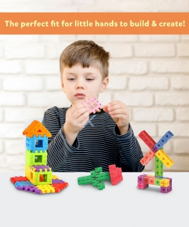 5-In-1 Building Blocks Set - Education Blocks 250 Pcs