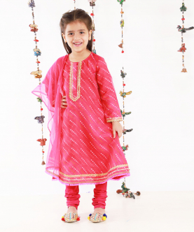 Lehriya Kurta Set