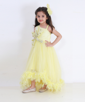Yellow Feather Gown
