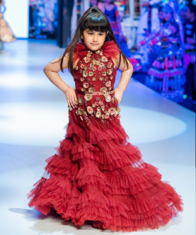 Embellished Tiered Dress  