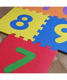 Hopscotch Floor Play Mat Interlocking Non-Toxic 10-Piece