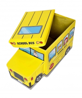 Storage Box With Lid Cum Sitting Stool Cum Playing Toy