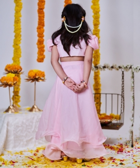 Pink Laxmi Maa Set