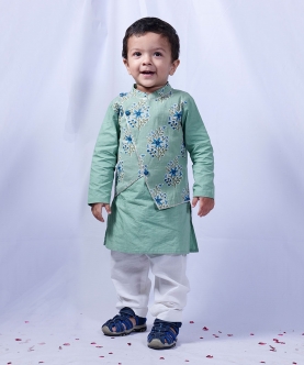Floral Flap Kurta Set
