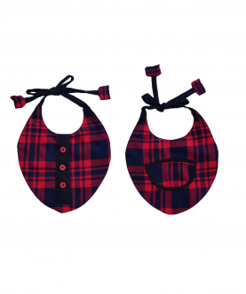 Playing Plaid Baby Boy Bib Set Of 2