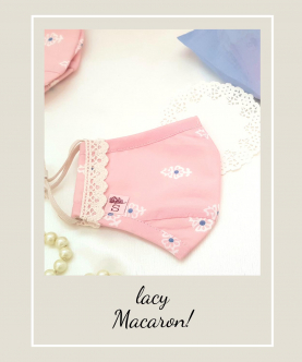 Lacy Macaron Face Mask