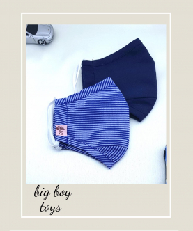 Big Boys Toys Set of 2 Face Mask For Kids