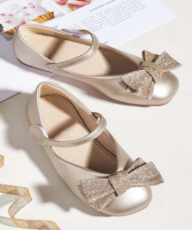 Glitter Gold Bow Bellies